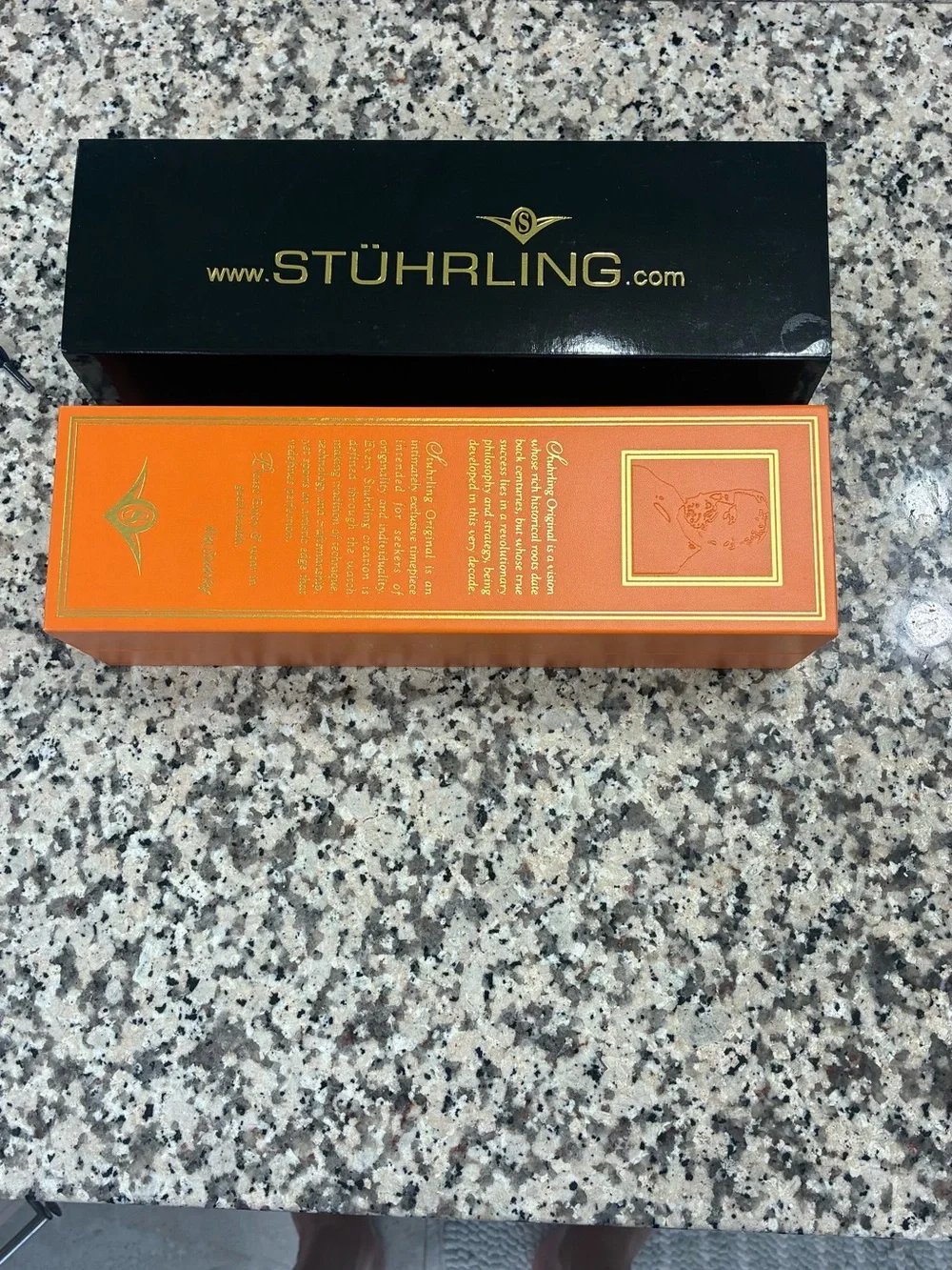 Stuhrling Men’s - Black multi colored dial
